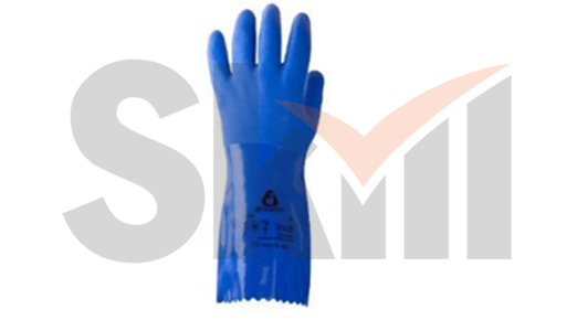 Перчатки хлопчатобумажные трикотажные с покрытием из ПВХ - M