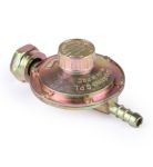 Редуктор пропановый с регулятором тип "ЛЯГУШКА" Foxweld (вход. гайка 21.8-14/1"LH, вых. 9мм)