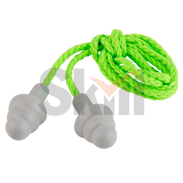 Противошумные беруши со шнурком в пластиковом боксе (32 дБ)