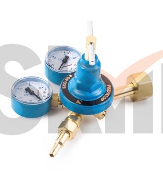 Редуктор БКО-50-5 (кислородный, 2 манометра, ЛАТУНЬ)