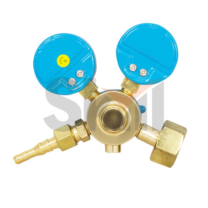 Редуктор БКО-50-СВ-АЛ (кислородный, 2 манометра)