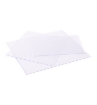 Пластина поликарбонатная 124х106х1мм