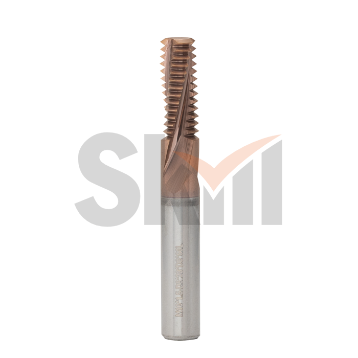 Резьбовая твердосплавная фреза, HRC 55, TiSiN М4х0,7