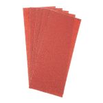 Шлифлист на бумажной основе, P 40, 115 х 280 мм, 5 шт, водостойкий Matrix