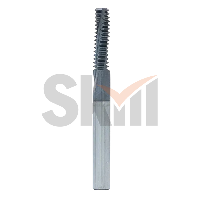Резьбовая твердосплавная фреза с фаской, HRC 45, AlTiN М8х1,25