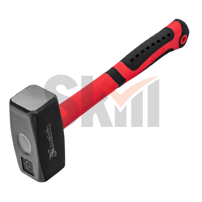 Кувалда, 1500 г, фибергласовая обрезиненная рукоятка Matrix