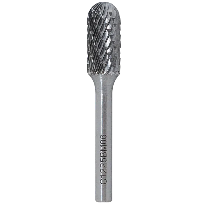 Борфреза сфероцилиндрическая C 08х20 M06L200  двойная насечка, удлиненная