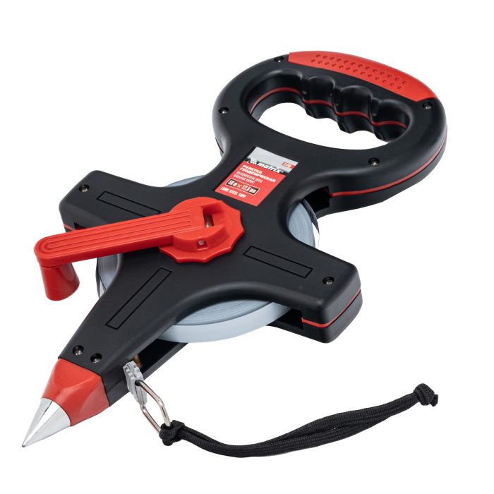 Рулетка геодезическая, 50 м х 12,5 мм, металлическая лента, открытый корпус// Matrix