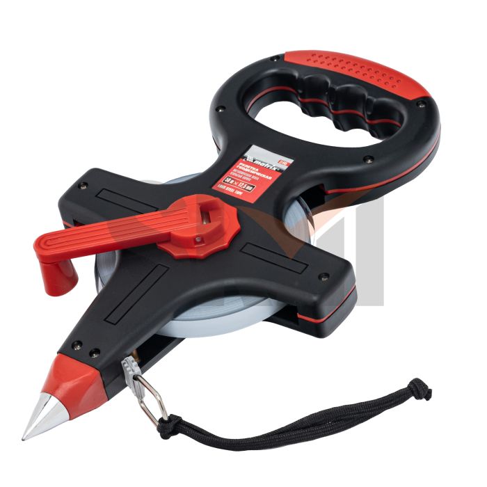 Рулетка геодезическая, 50 м х 12,5 мм, металлическая лента, открытый корпус// Matrix