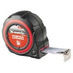 Рулетка Target, 7,5 м * 25, автоматическая фиксация, обрезиненный корпус// Matrix