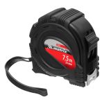Рулетка Black, 7,5 м х 25 мм, обрезиненный корпус// Matrix