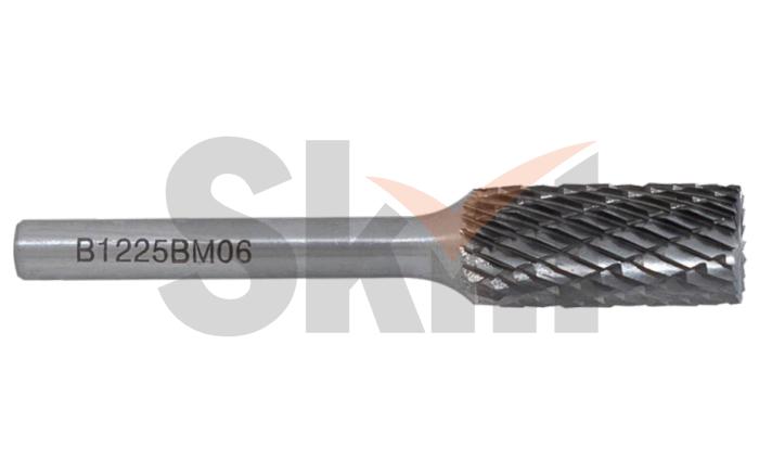 Борфреза с торцевыми зубьями B 03х14 M03L75 двойная насечка