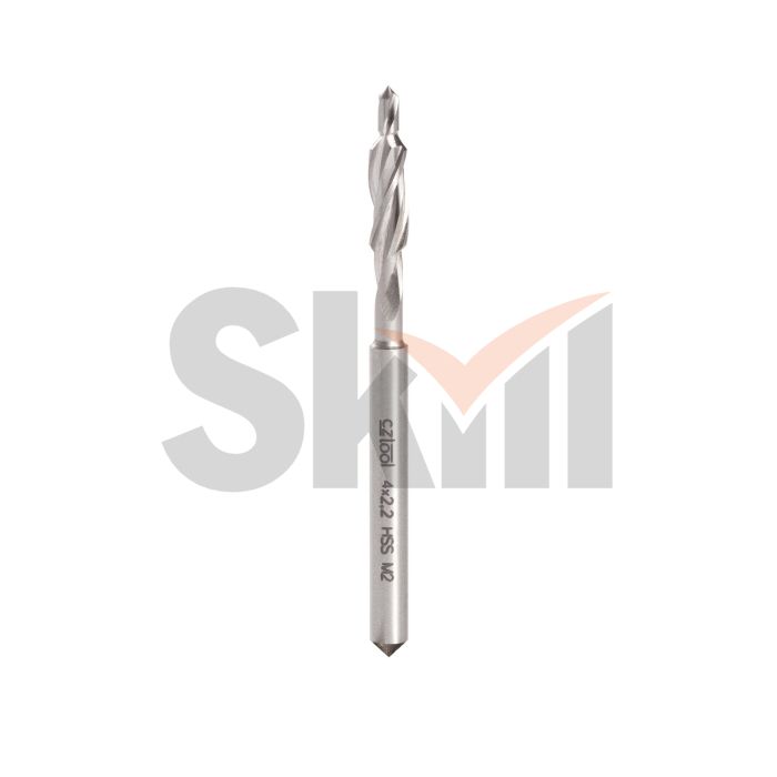 Цековка ц/х M2 2,2/4мм (Проходная) DIN1866 90° HSS-G Bucovice(CzTool) 851032