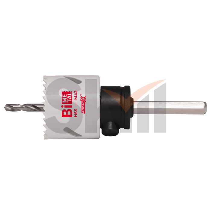 Коронка биметаллическая HSS M42, 4/6 TPI, переменный шаг 18х41 мм