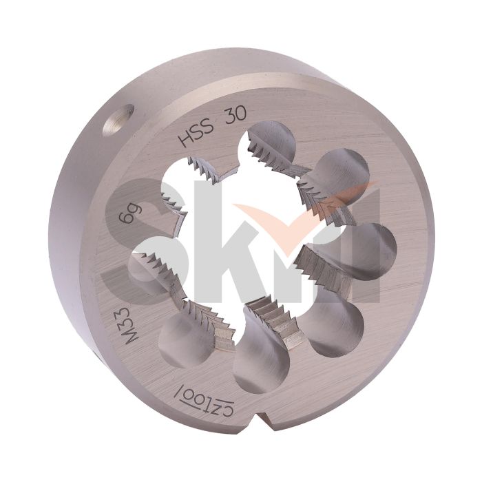 Плашка М33х3,5 DINEN22568 HSS 6g 65х25мм Bucovice(CzTool) 240330