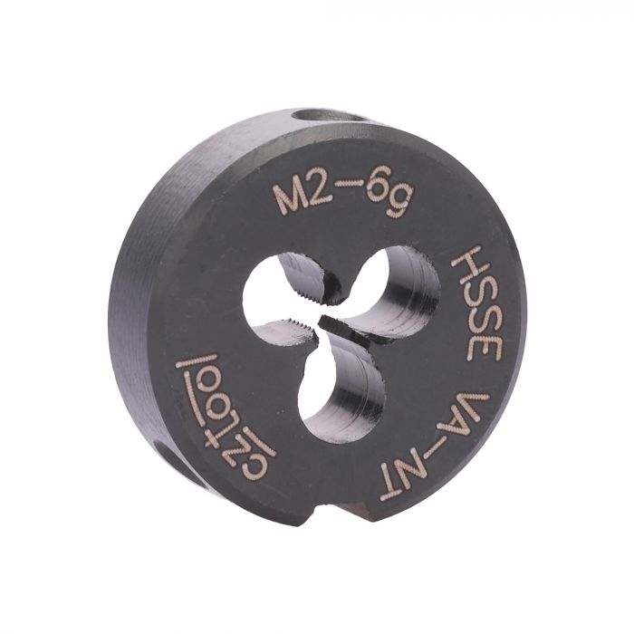 Плашка с стружколомом Bucovice Tools М2х0,4 HSSE-VA-NT DIN EN 22568 6g 16х5мм 301020