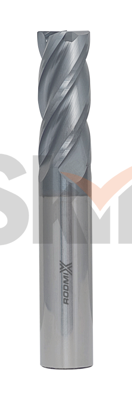 Концевая фреза с плоским торцом 4 зуба, HRC 45, AlTiN 1х13х1x40