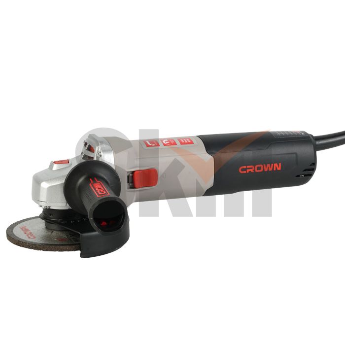 CT13677-125RSV CROWN Угловая шлифовальная машина, 1500Вт, 2800-11000 об/мин, М14, 125мм, 2,85 кг