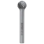 Борфреза сферическая D 10х09 M06L200  двойная насечка, удлиненная