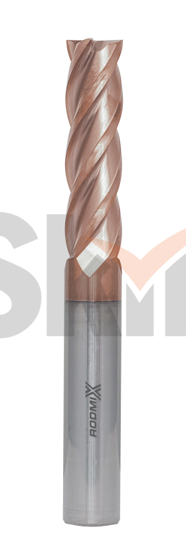 Концевая фреза с плоским торцом 4 зуба, HRC 55, TiSiN 3х18х3х60