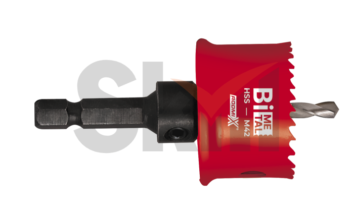 Коронка биметаллическая HSS M42, 6/10 TPI, переменный шаг 16х20 мм