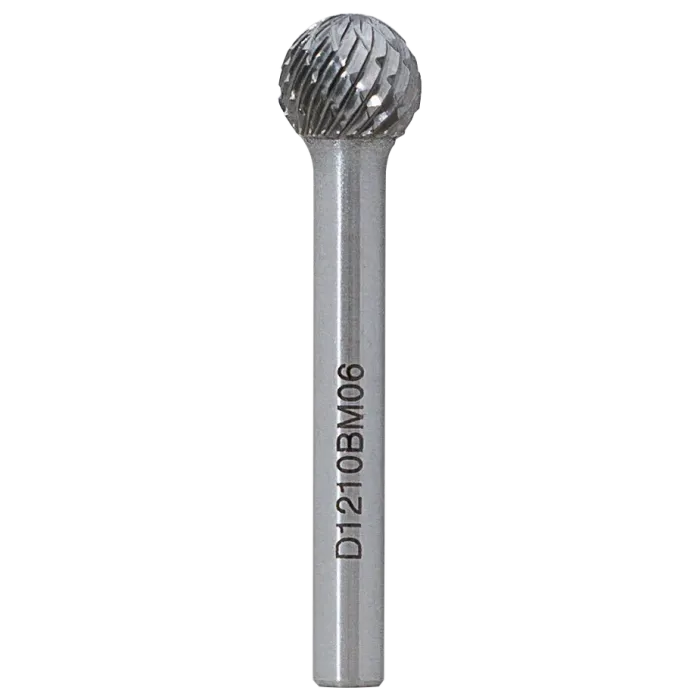 Борфреза сферическая D 12,7х11,57 M06L150  двойная насечка, удлиненная