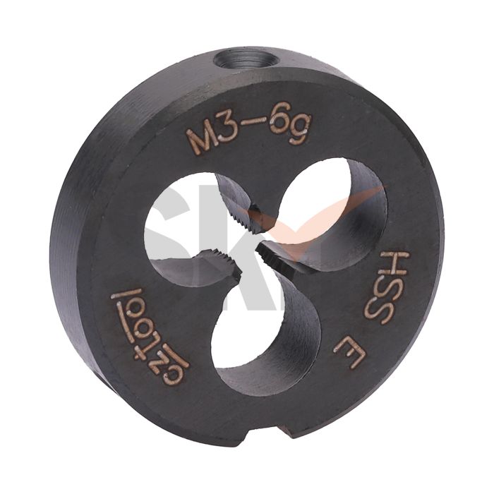 Плашка М 3,0х0,5 DINEN22568 HSSE-VA-NT 6g 20х5мм (Стружколом) Bucovice(CzTool) 301030