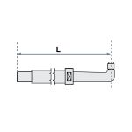 FUBAG Нижнее плечо прямое O 22 х 125мм для серии SG 4-6
