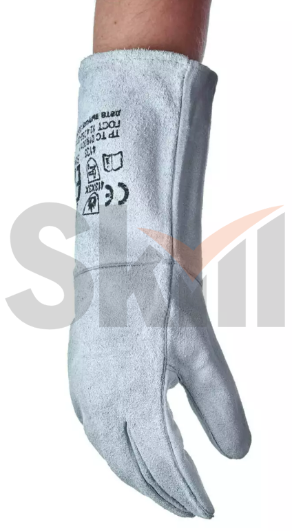 Краги сварщика спилковые серые