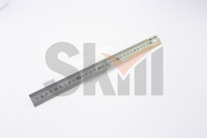 Линейка измерительная  300х25.4мм металлическая с поверкой МИК