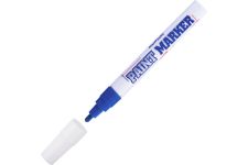 Маркер-краска "Blue" PM-02 син. ширина линии 4мм MunHwa (12/576)