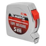 Рулетка Chrom,5 м x 13 мм,хромированный корпус Matrix