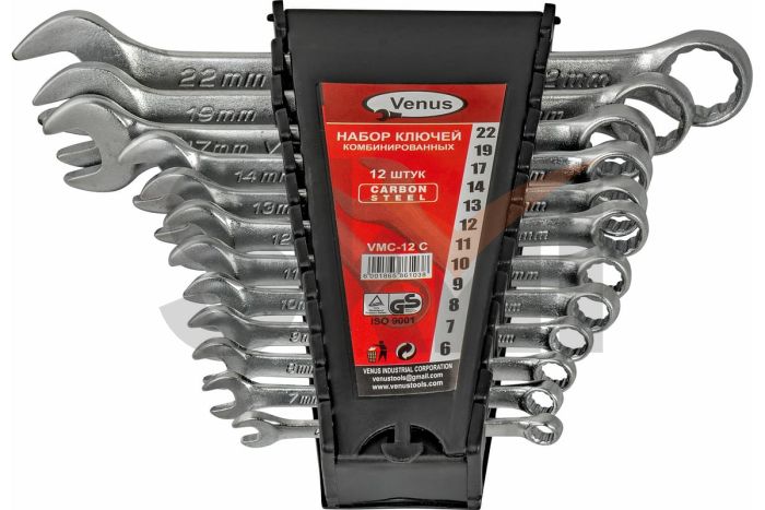 Набор из 12 ключей комбинир, хром-ван,матовое покр