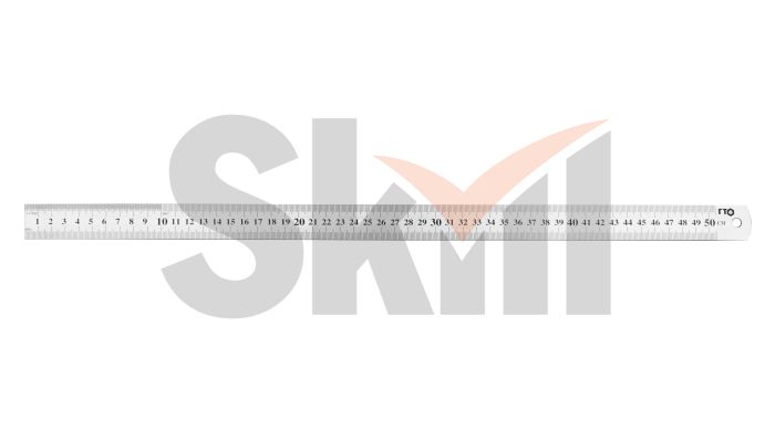 Линейка измерительная 500 мм двусторонняя шкала