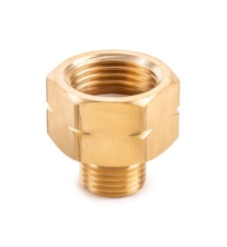 Переходник для больших  газовых баллонов W21,8LH-M16*1.5 "папа" (в блистере)