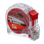 Рулетка Crystal, 5 м х 25 мм, корпус из поликарбоната// Matrix