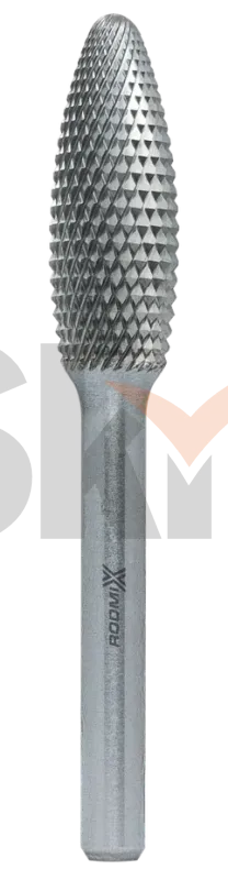 Борфреза пламевидная H 03х06 M03 алмазная насечка