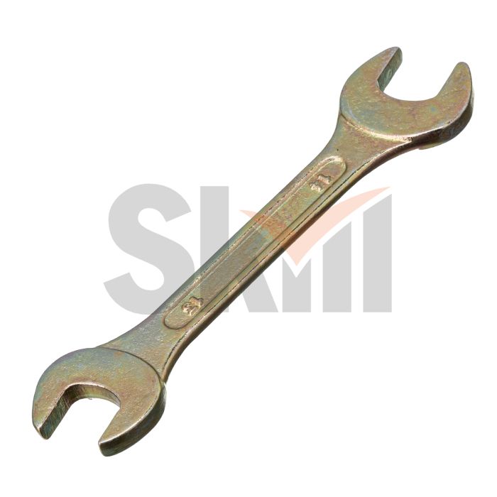 Ключ рожковый, 13 х 14 мм, желтый цинк Сибртех