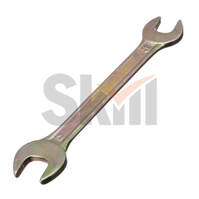 Ключ рожковый, 13 х 17 мм, желтый цинк Сибртех