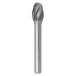 Борфреза овальная E 12,7х22,23 M06 насечка по алюминию