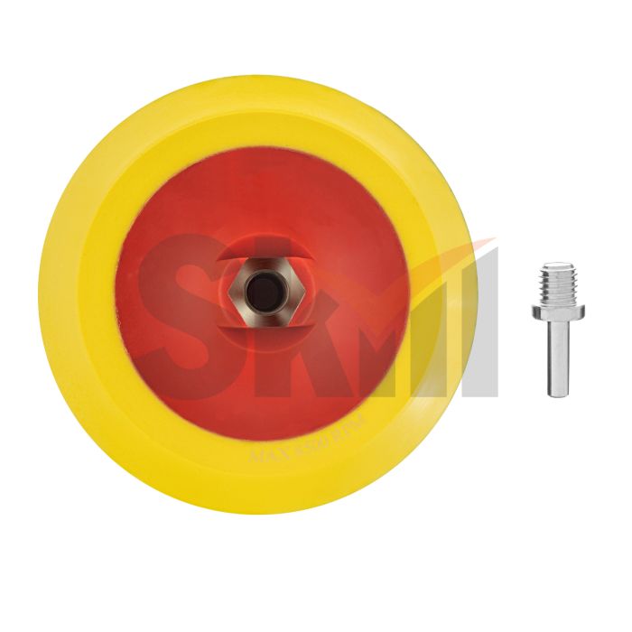 Насадка для дрели и УШМ с липучкой, 150 мм, мягкая Matrix