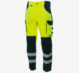 Летние сигнальные брюки Brodeks KS 309, желтый/черный