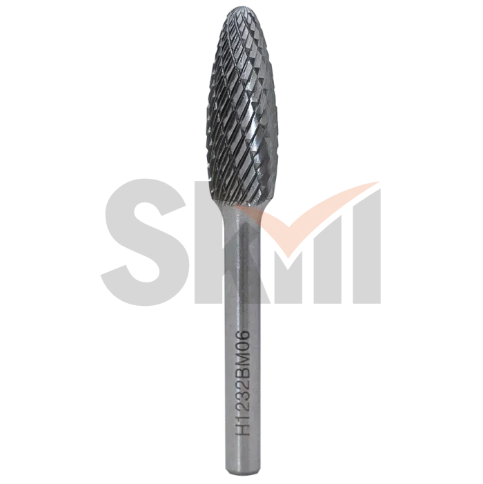Борфреза пламевидная H 08х20 M06 двойная насечка
