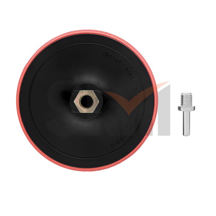 Насадка для дрели и УШМ с липучкой, 150 мм Matrix