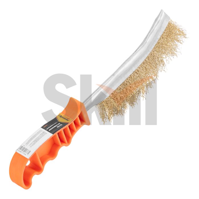 Щетка металлическая с пластмассовой ручкой Sparta