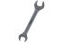 Ключ гаечный с открытым зевом двусторонний 21х23