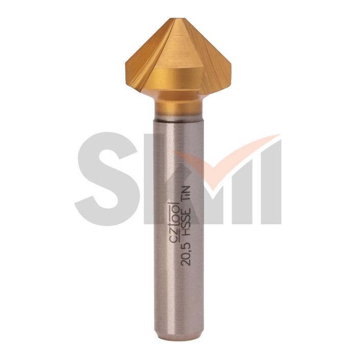 Зенковка ц/х 90° 20,5мм HSSE-Co5 TiN 3z DIN335C L63мм d10мм M10(BF) Bucovice(CzTool) 797205