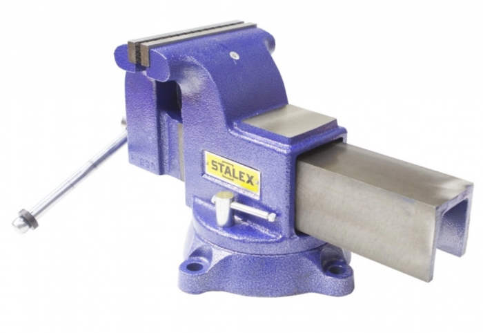 Тиски слесарные STALEX "Гризли", 150 х 150 мм., 360°, 19,0 кг.