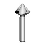 Зенковка ц/х 90° 30,0мм HSS 1z L71мм d12мм Bucovice(CzTool) 743300