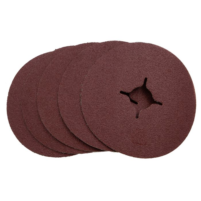 Круг фибровый, Р 80, 115 х 22mm, 5шт.// Matrix